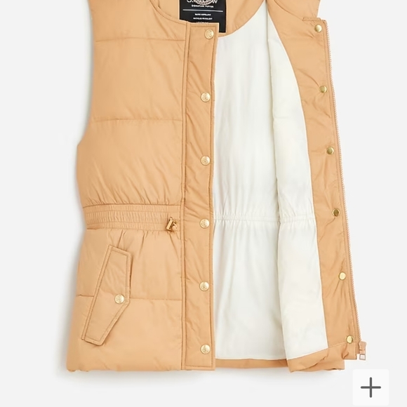 J Crew Cinched-waist puffer vest with PrimaLoft®Size Medium - Picture 5 of 5